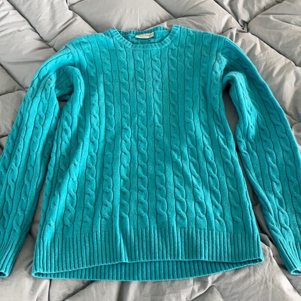 Blue Cashmere Sweater